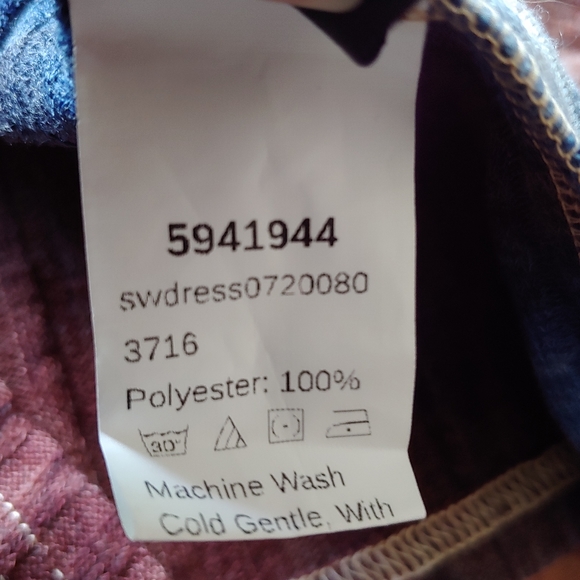 SHEINCurve Tie Dye Spaghetti Strap Dress Size 2XL - Picture 7 of 8